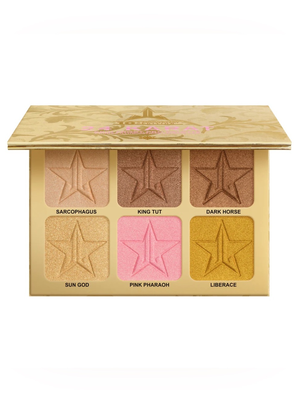 SALE rare jeffree star 24k gold skin frost pro palette